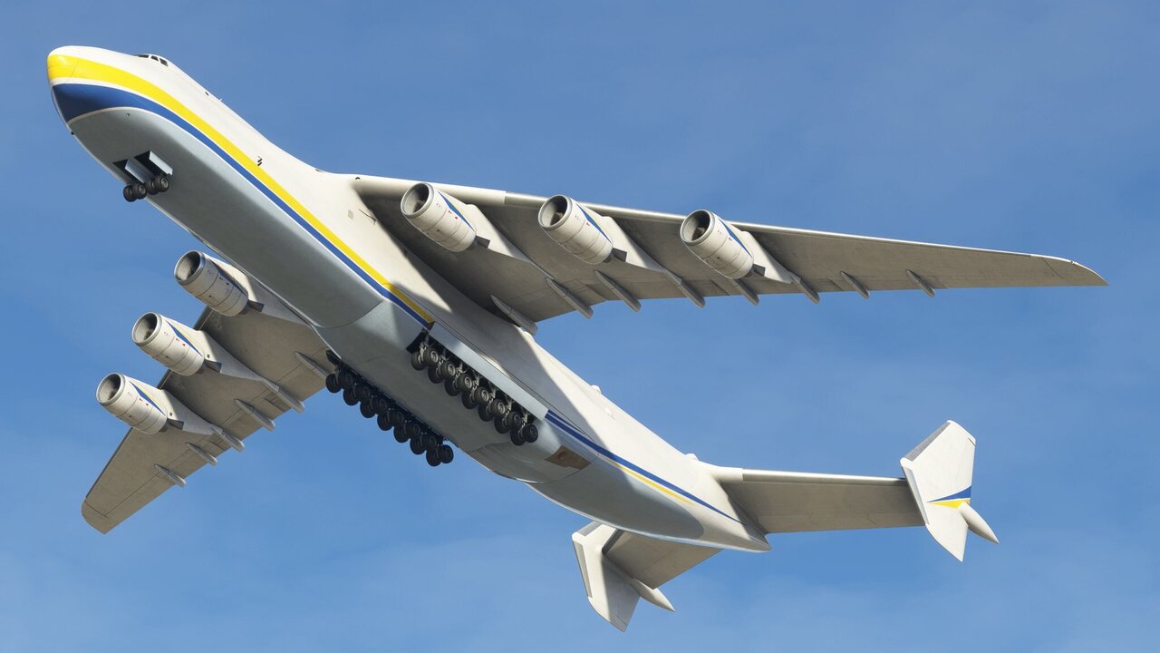 Легендарний літак Ан-225 Мрія з'явиться у Microsoft Flight Simulator