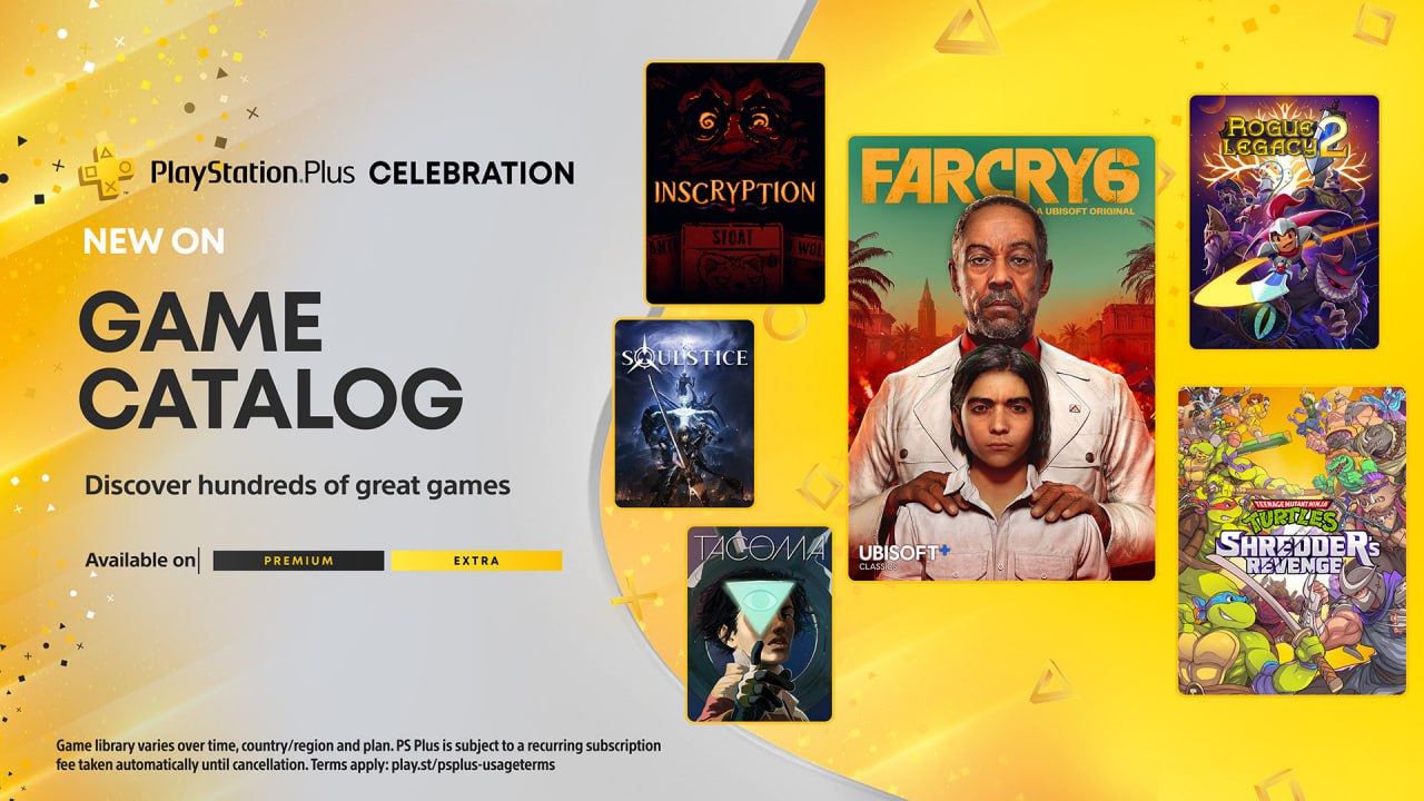 Безкоштовні ігри PlayStation Plus Extra та Premium червень 2023