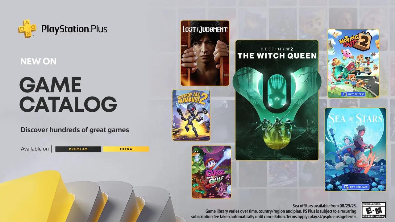 Безкоштовні ігри PS Plus Extra, Deluxe (Premium) серпень 2023