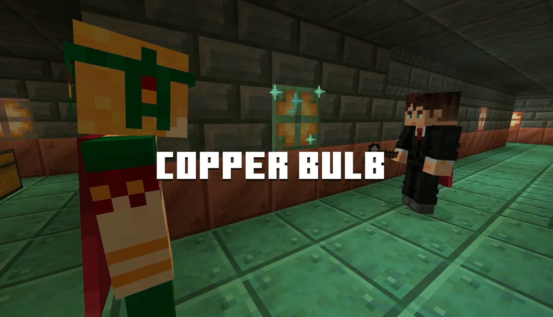 Новий блок мідна лампочка (Copper bulb) в Minecraft 1.21