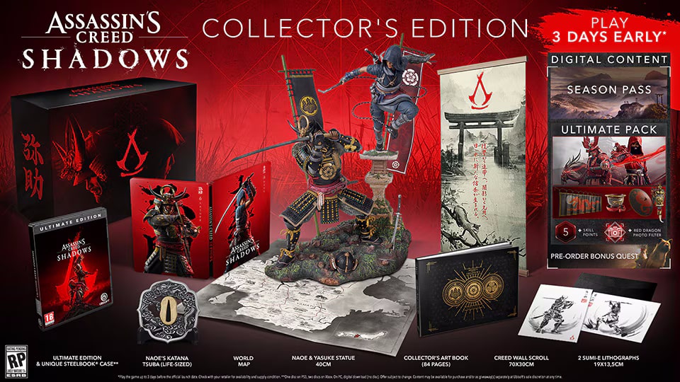 Колекційне видання Assassin's Creed Shadows