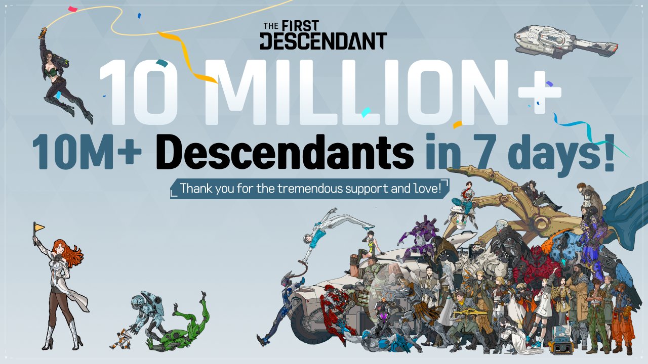The First Descendant залучила понад 10 млн осіб за тиждень