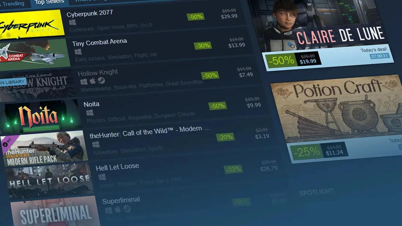 Календар розпродажів в Steam 2024 і на першу половину 2025-го