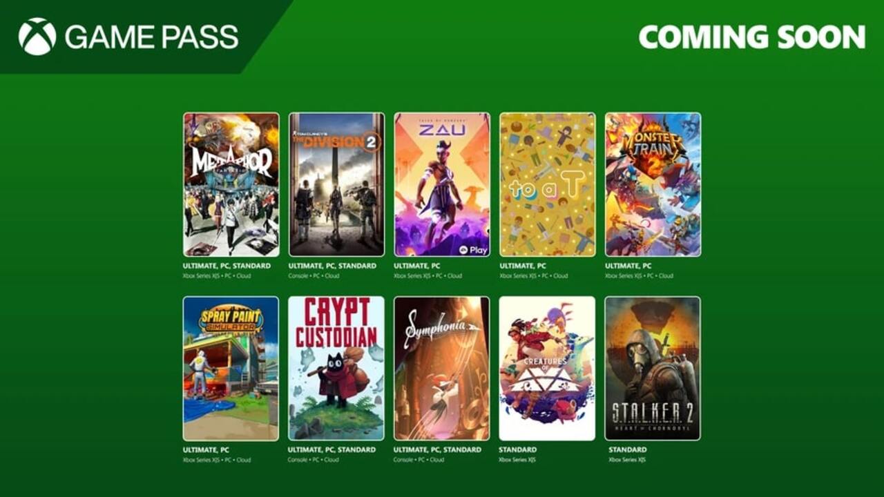 Xbox Game Pass травень 2025