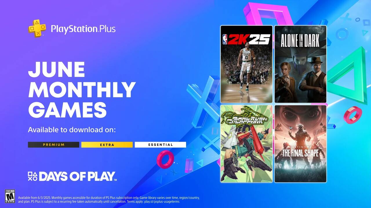 Безкоштовні ігри PS Plus червень 2025