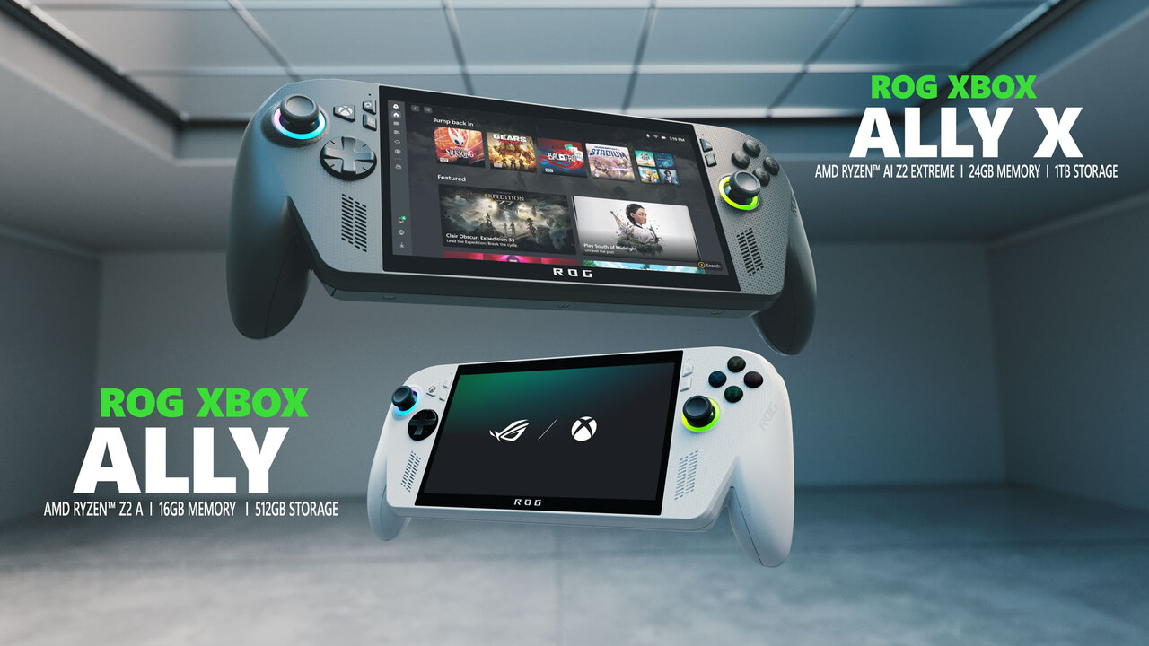 Анонсували портативну консоль ROG Xbox Ally