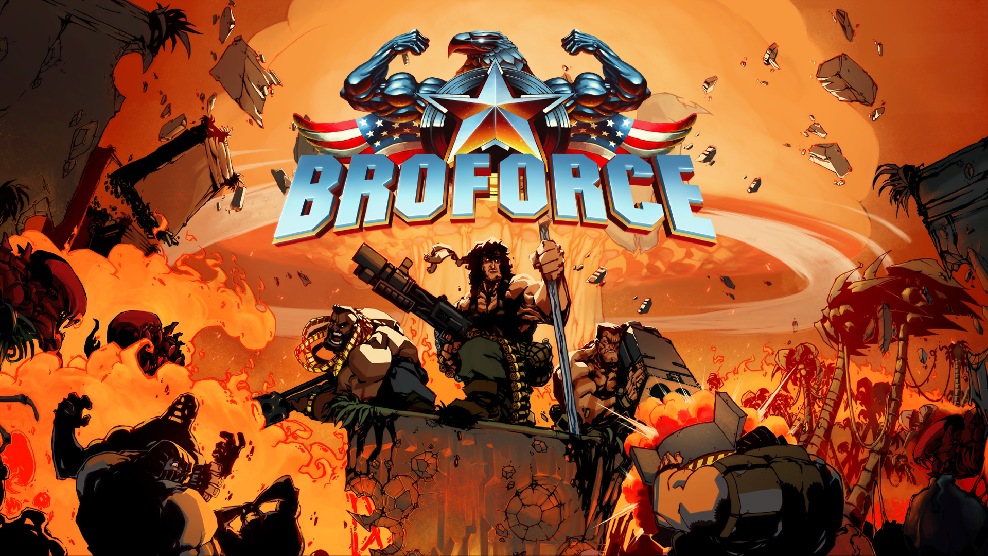 Broforce - епічна 2D пригода в кооперативі для слабких ПК