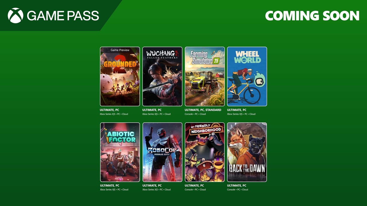 Нові ігри в Xbox Game Pass на другу половину липня 2025