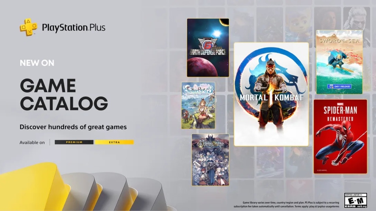Безкоштовні ігри PS Plus Extra і Premium серпень 2025
