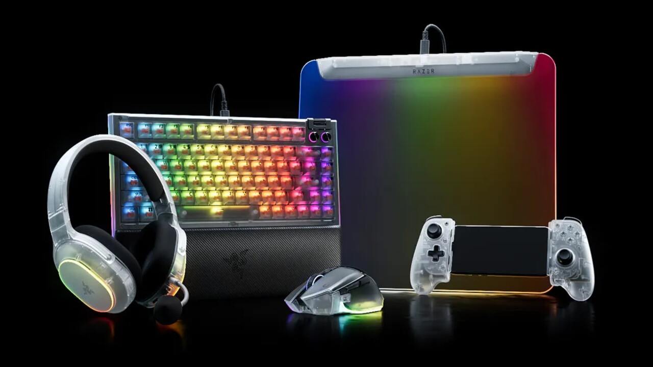 Razer представила серію прозорих девайсів Phantom White