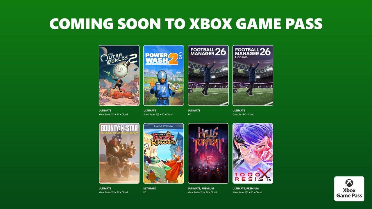 Нові ігри в Xbox Game Pass на другу половину жовтня 2025
