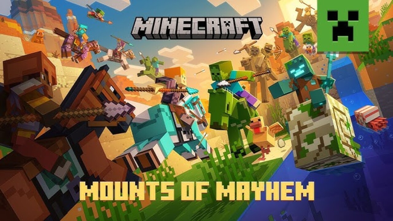 Для Minecraft вийшло оновлення Mounts of Mayhem