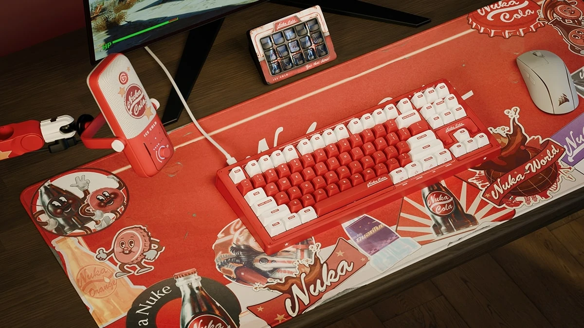 Периферія Corsair у стилі Fallout Nuka-Cola