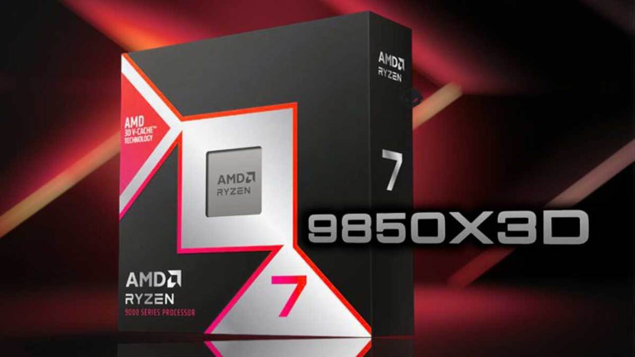 AMD представила новий ігровий процесор Ryzen 7 9850X3D