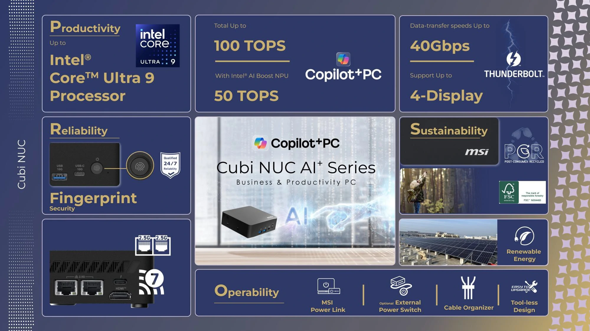 MSI Cubi NUC AI+ 3MG