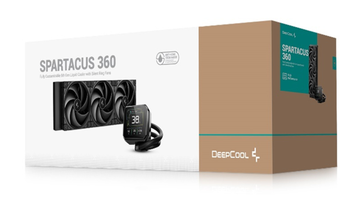 DeepCool представила нову флагманську систему водяного охолодження SPARTACUS 360