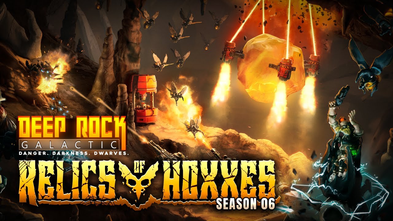 Для Deep Rock Galactic вийшло велике оновлення і стартував шостий сезон Relics of Hoxxes