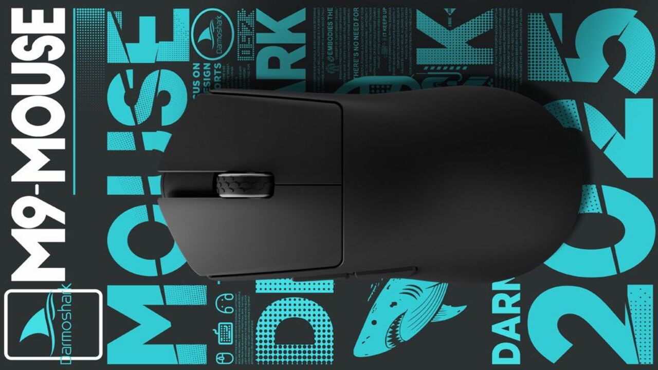 Компанія Darmoshark представила нову бездротову ігрову мишу M9