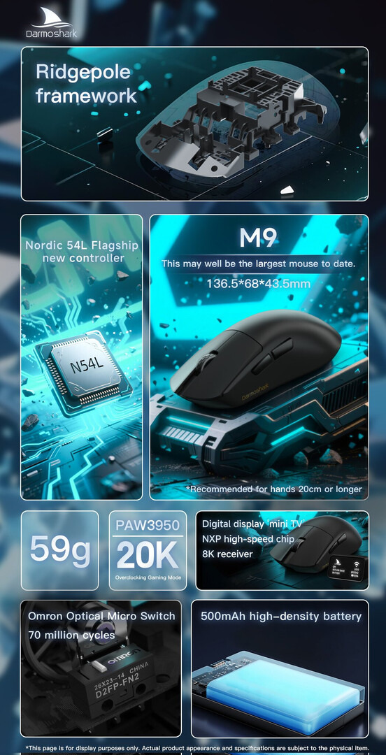 Ціна darmoshark m9