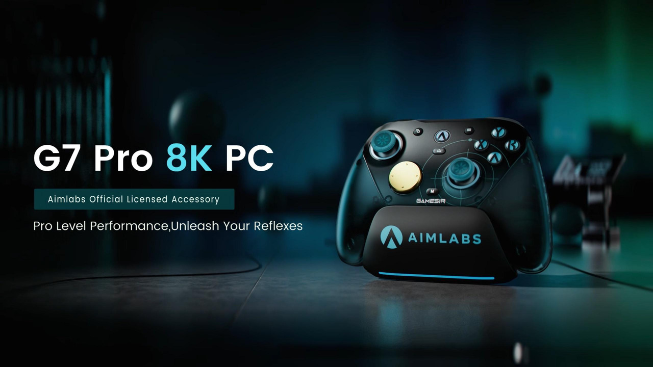 GameSir представила контролер G7 Pro 8K PC Aimlabs Edition
