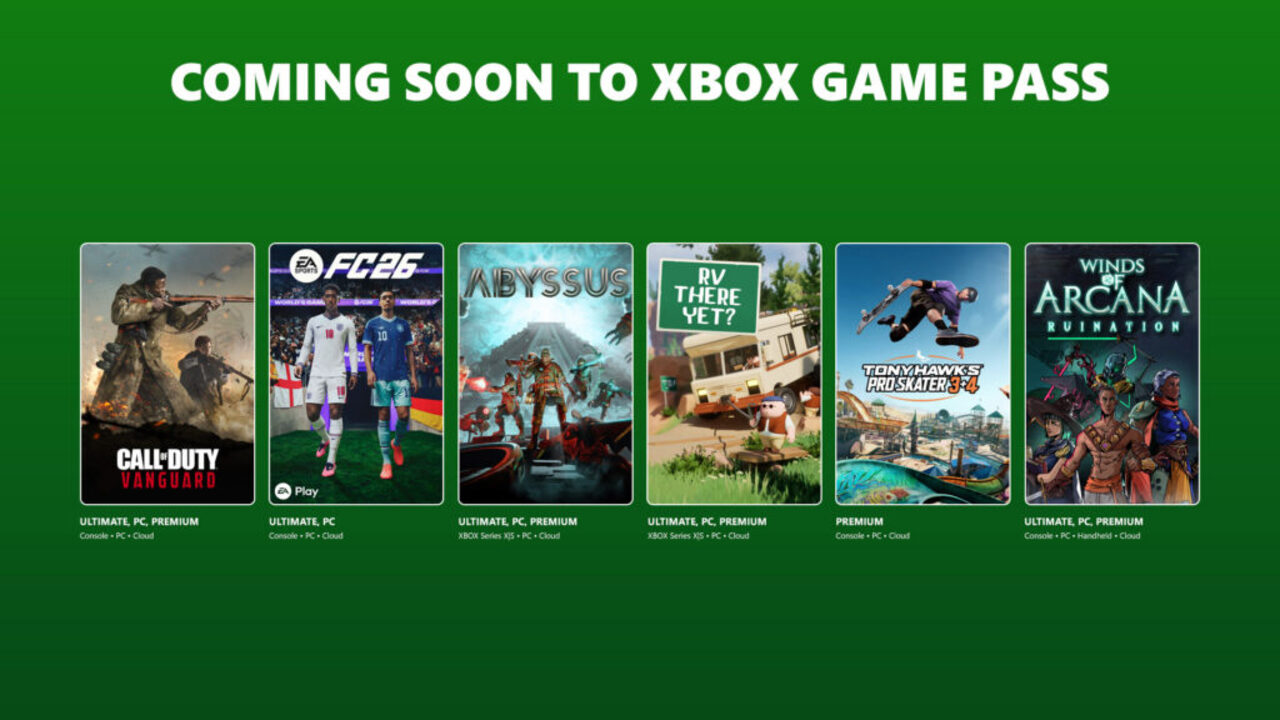 Нові ігри в Xbox Game Pass на другу половину червня 2026