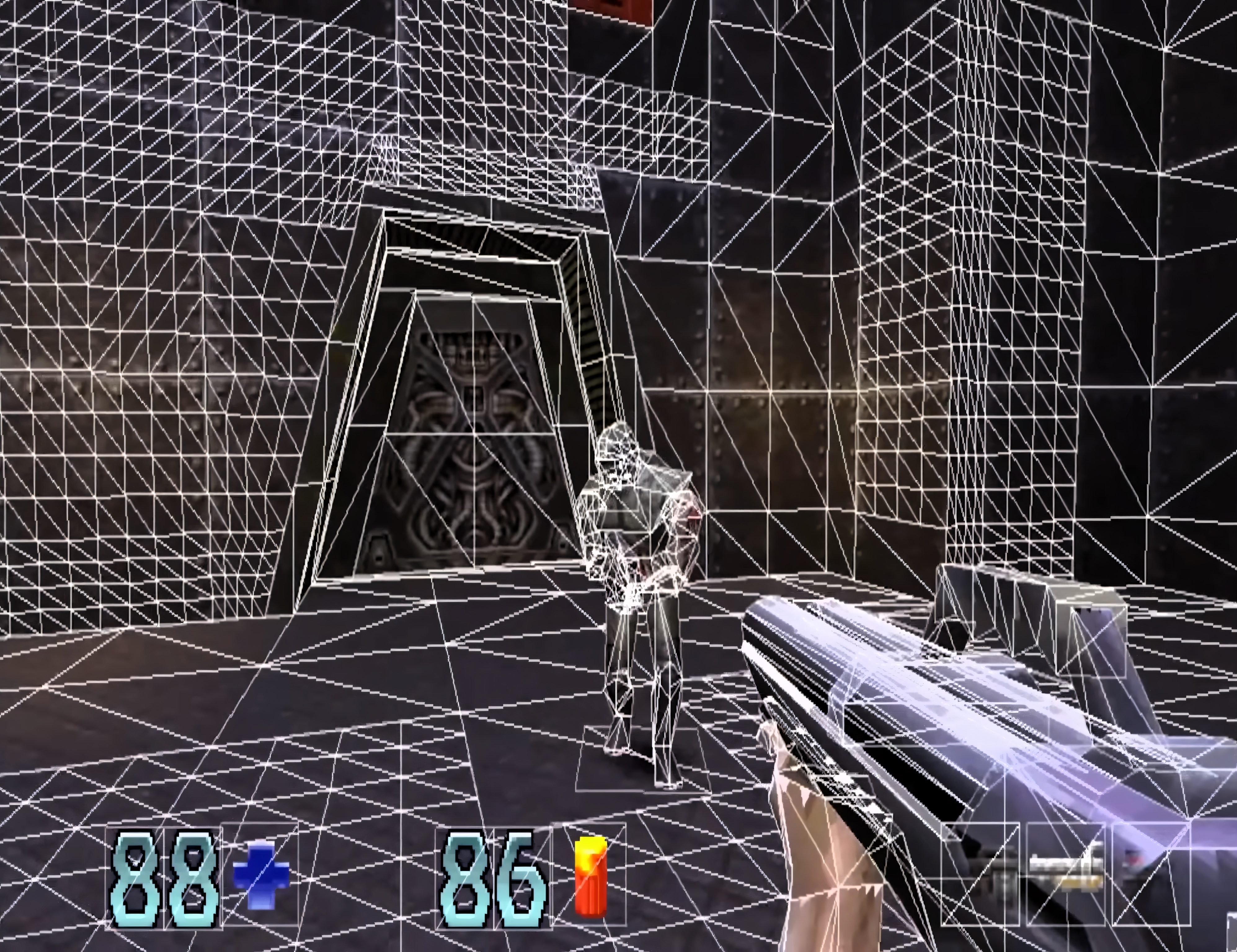 Наглядна схема працюючих LOD'ів для Quake II на PS One