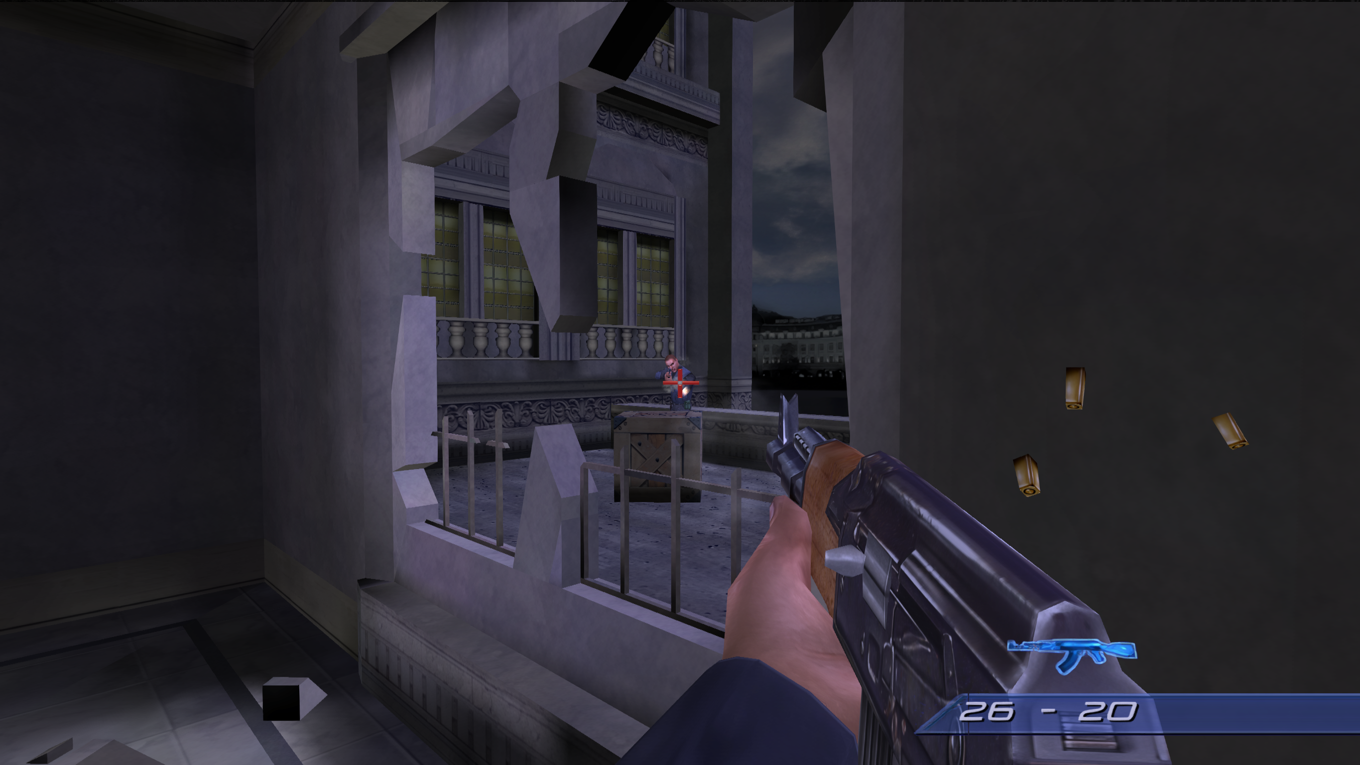 Цікаво, як це гільзи вилітають з того боку... Мабуть дуже шпигунський автомат!