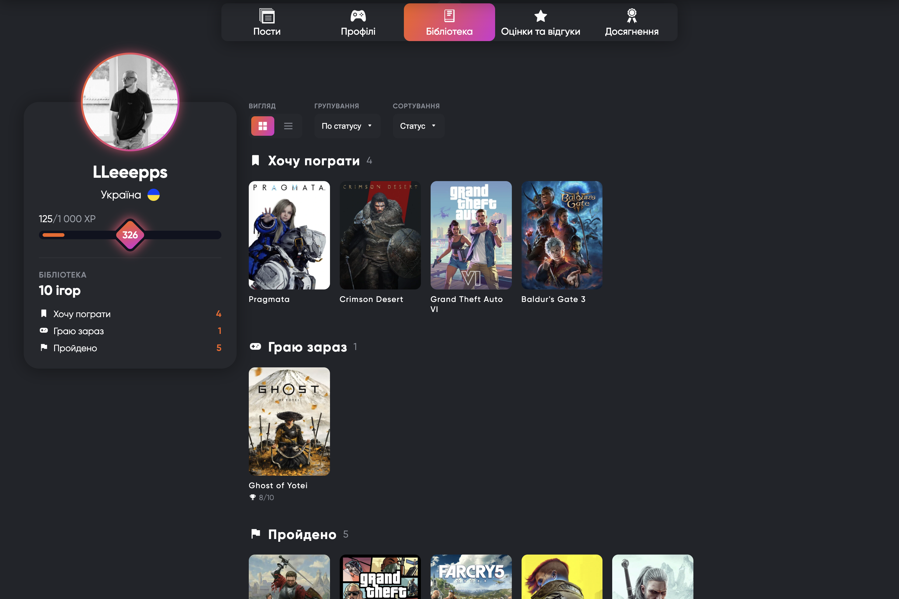 Приклад беклогу