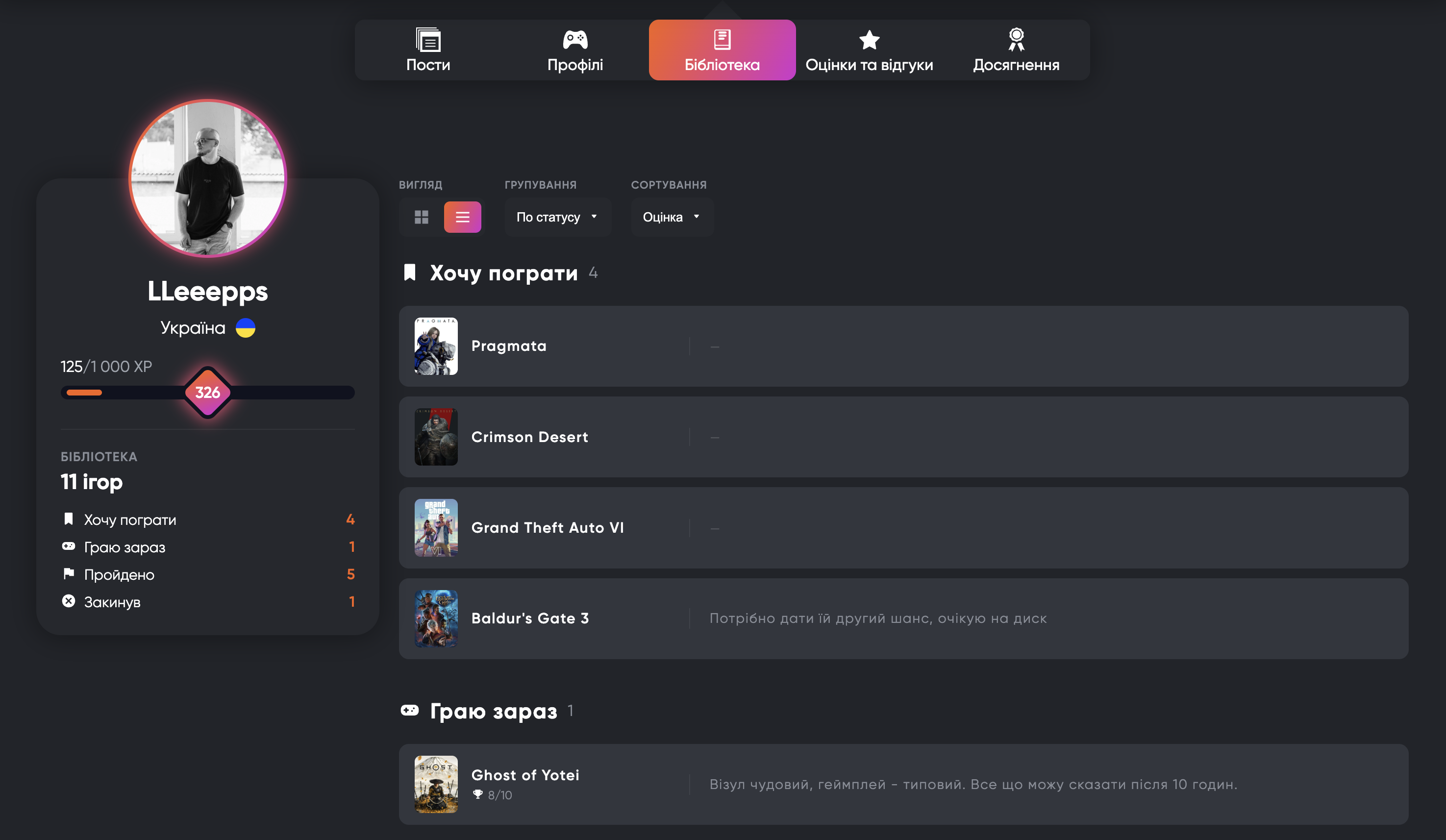 Беклог зі списком