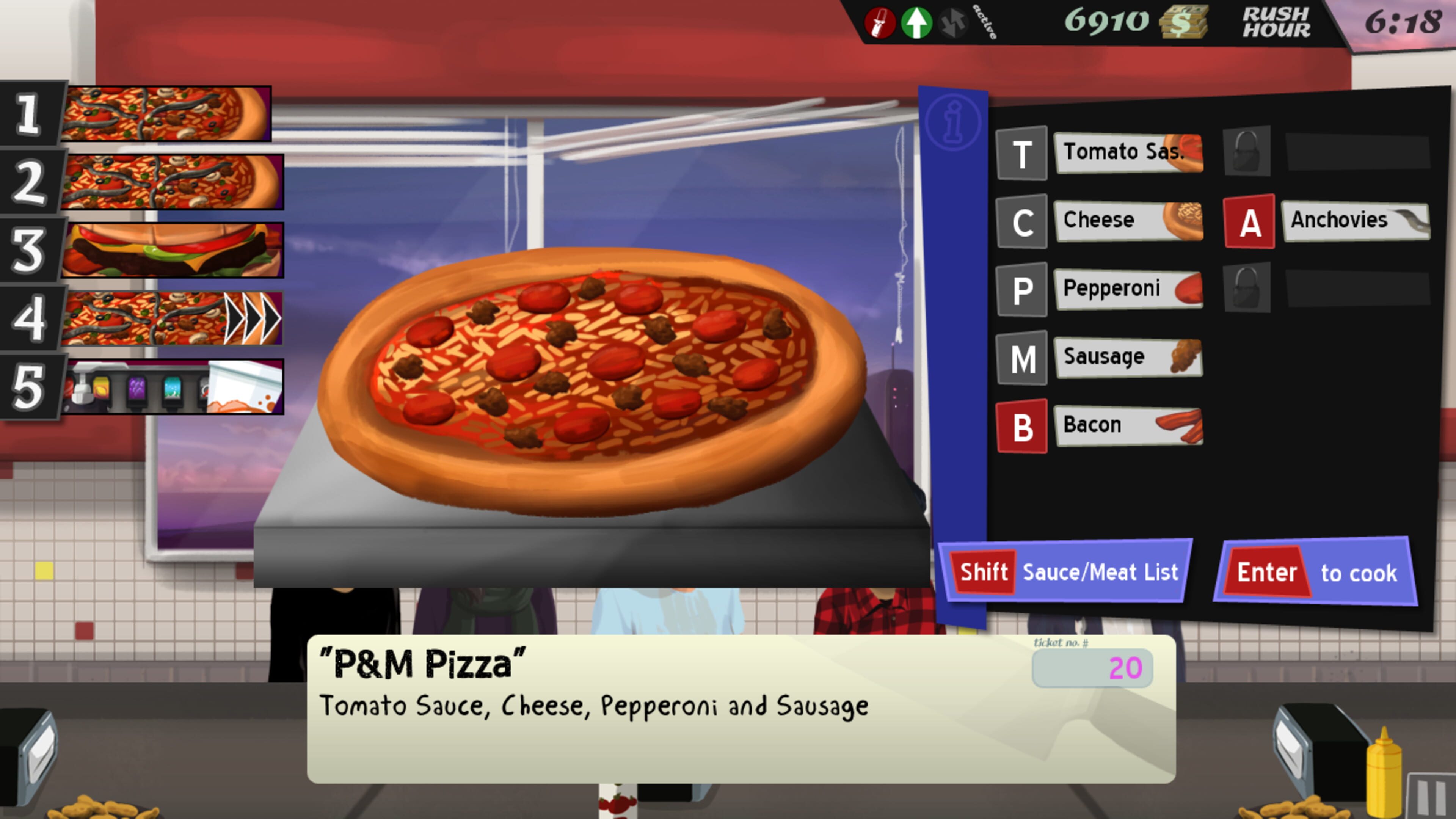 Картинка 5 з гри Cook, Serve, Delicious! Cook, Serve, Delicious! скриншот 5