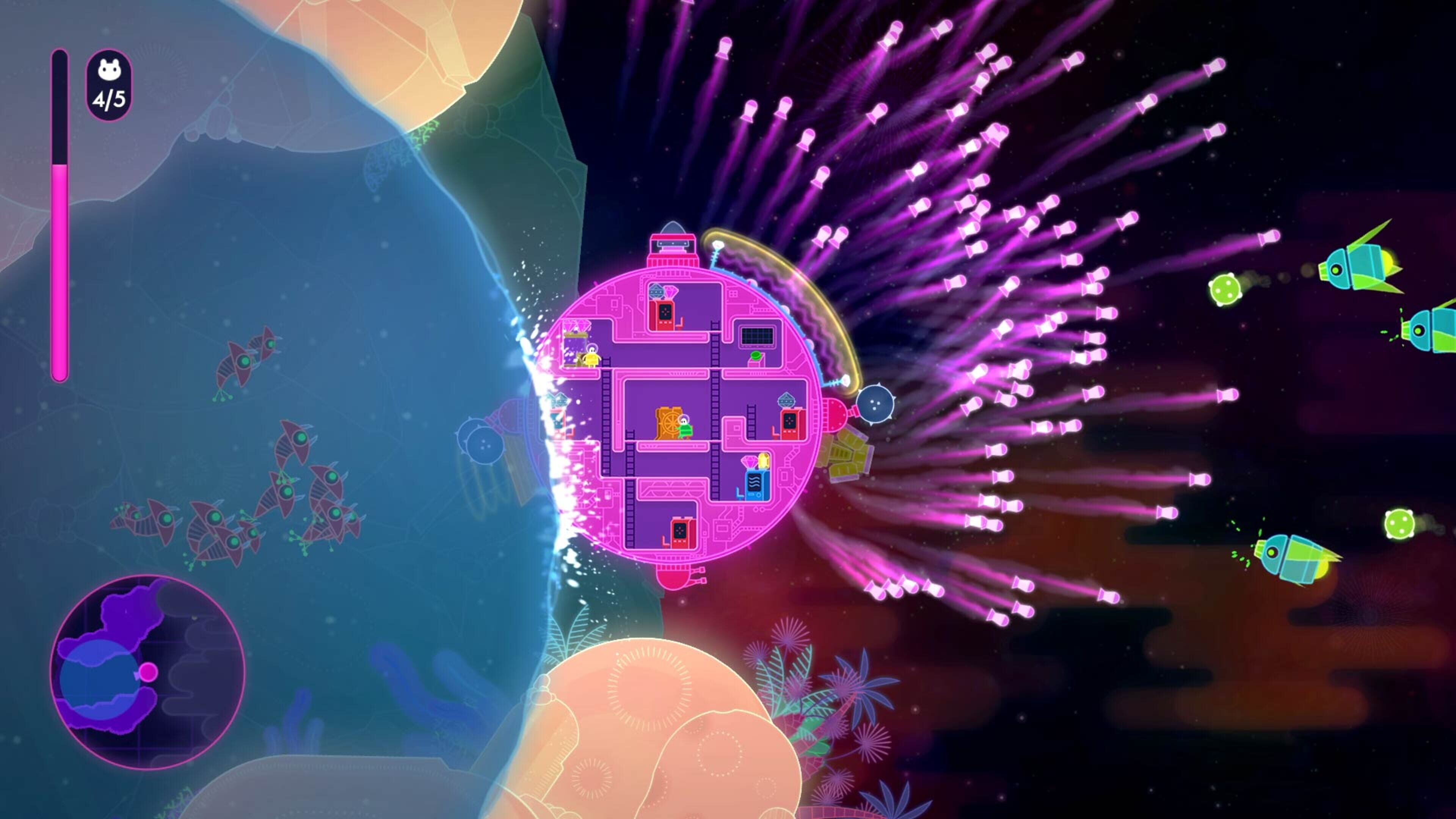 Lovers in a Dangerous Spacetime скриншот 2