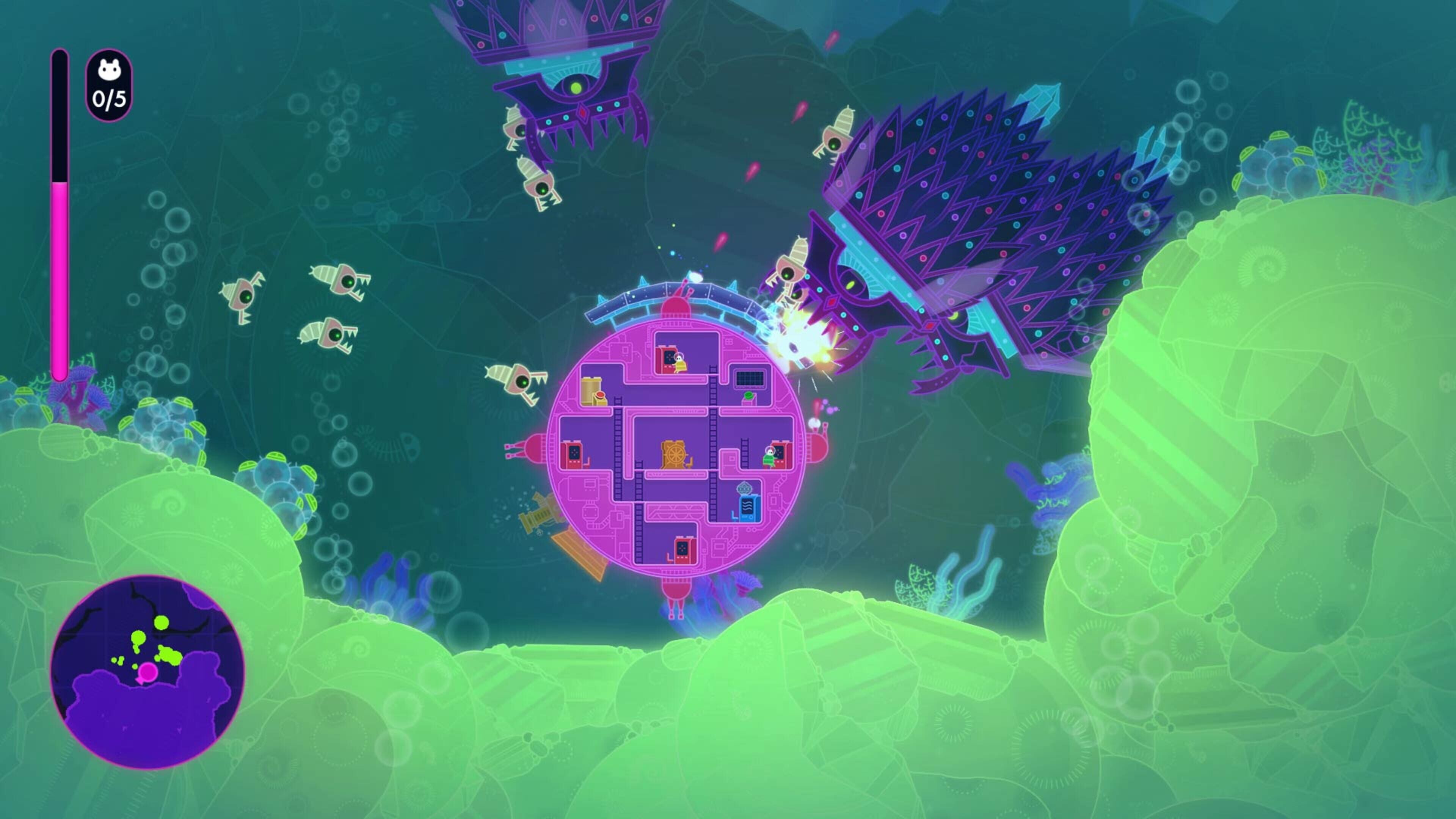 Lovers in a Dangerous Spacetime скриншот 4