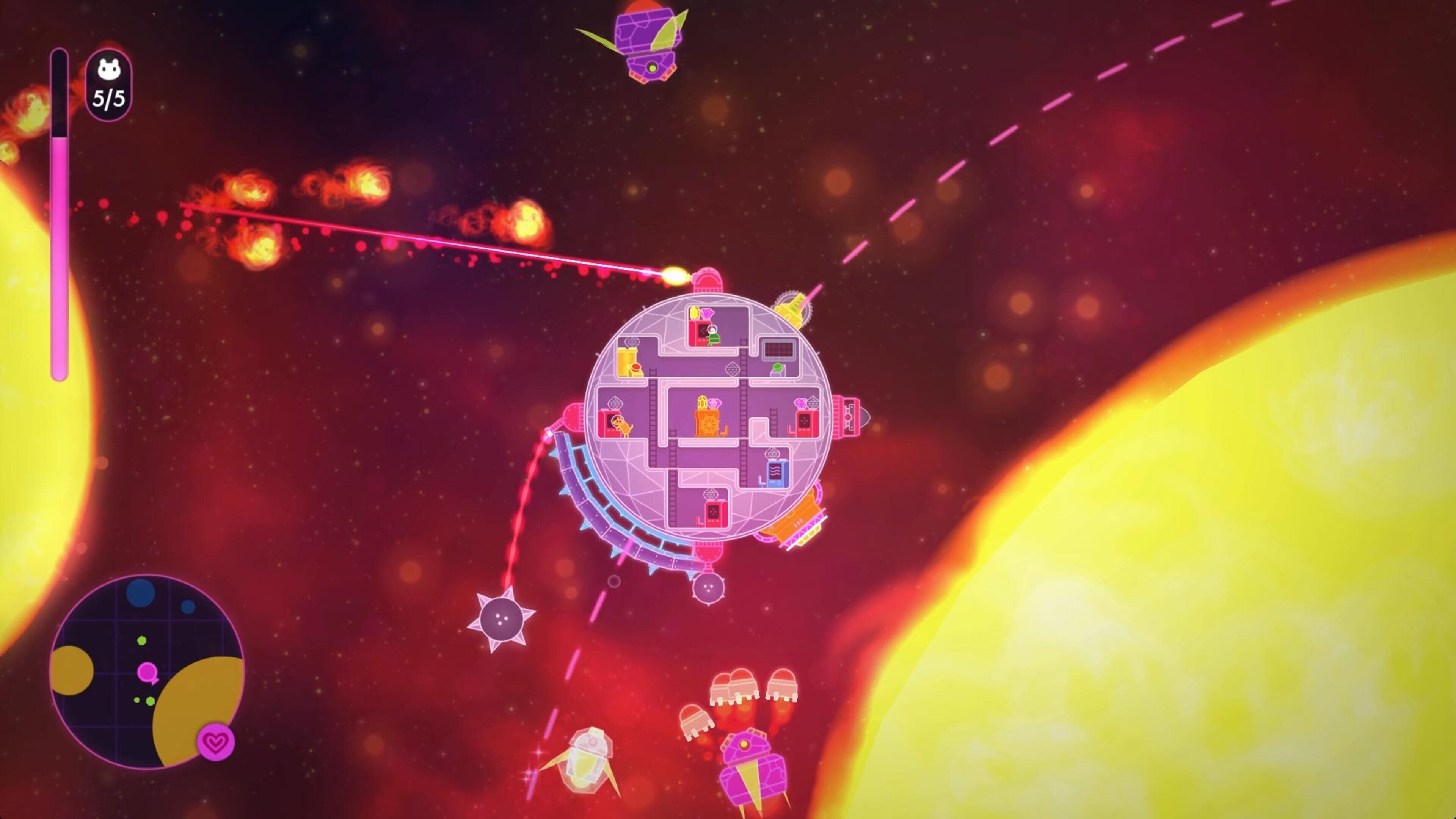 Lovers in a Dangerous Spacetime скриншот 5