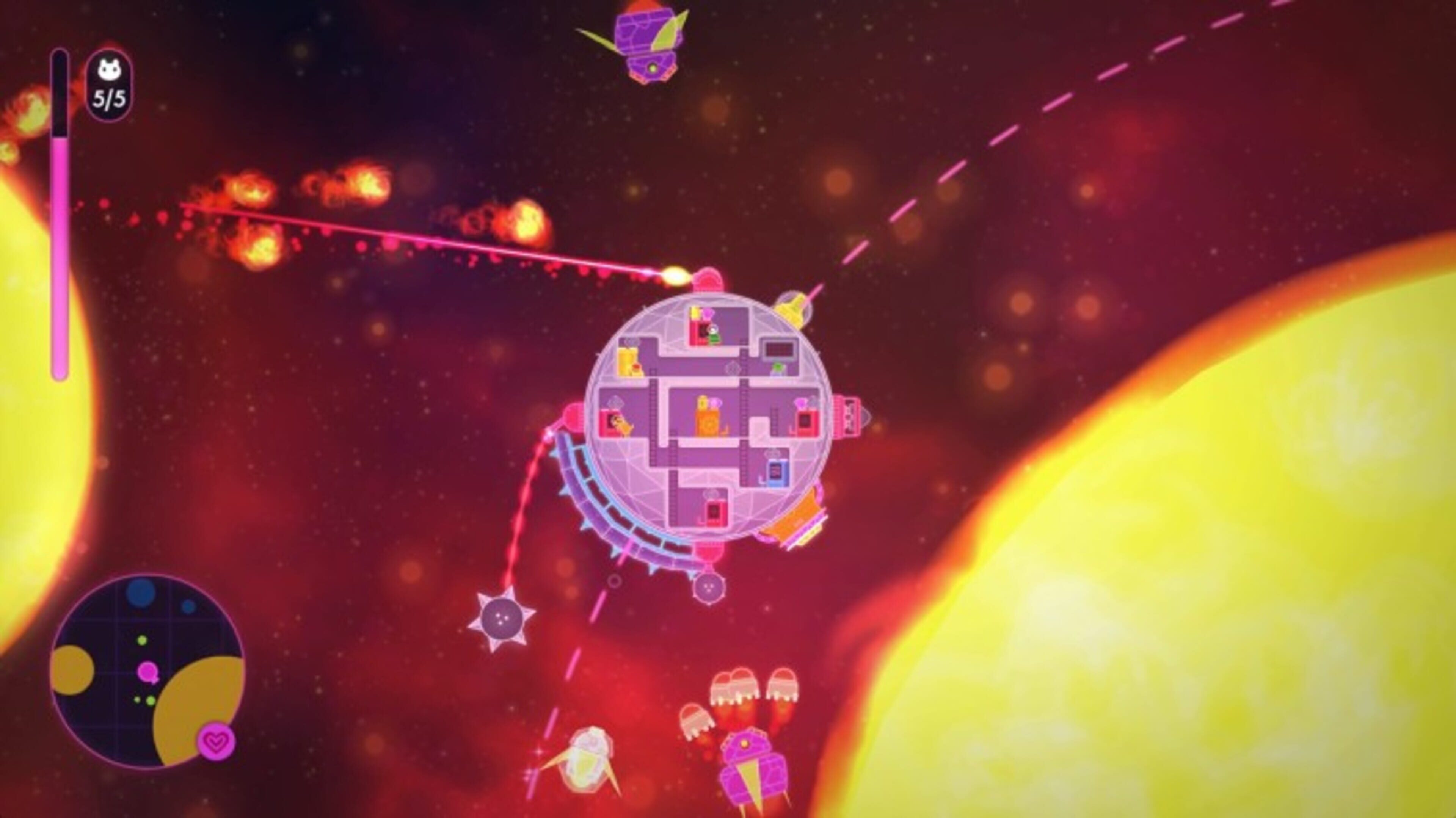 Lovers in a Dangerous Spacetime скриншот 7