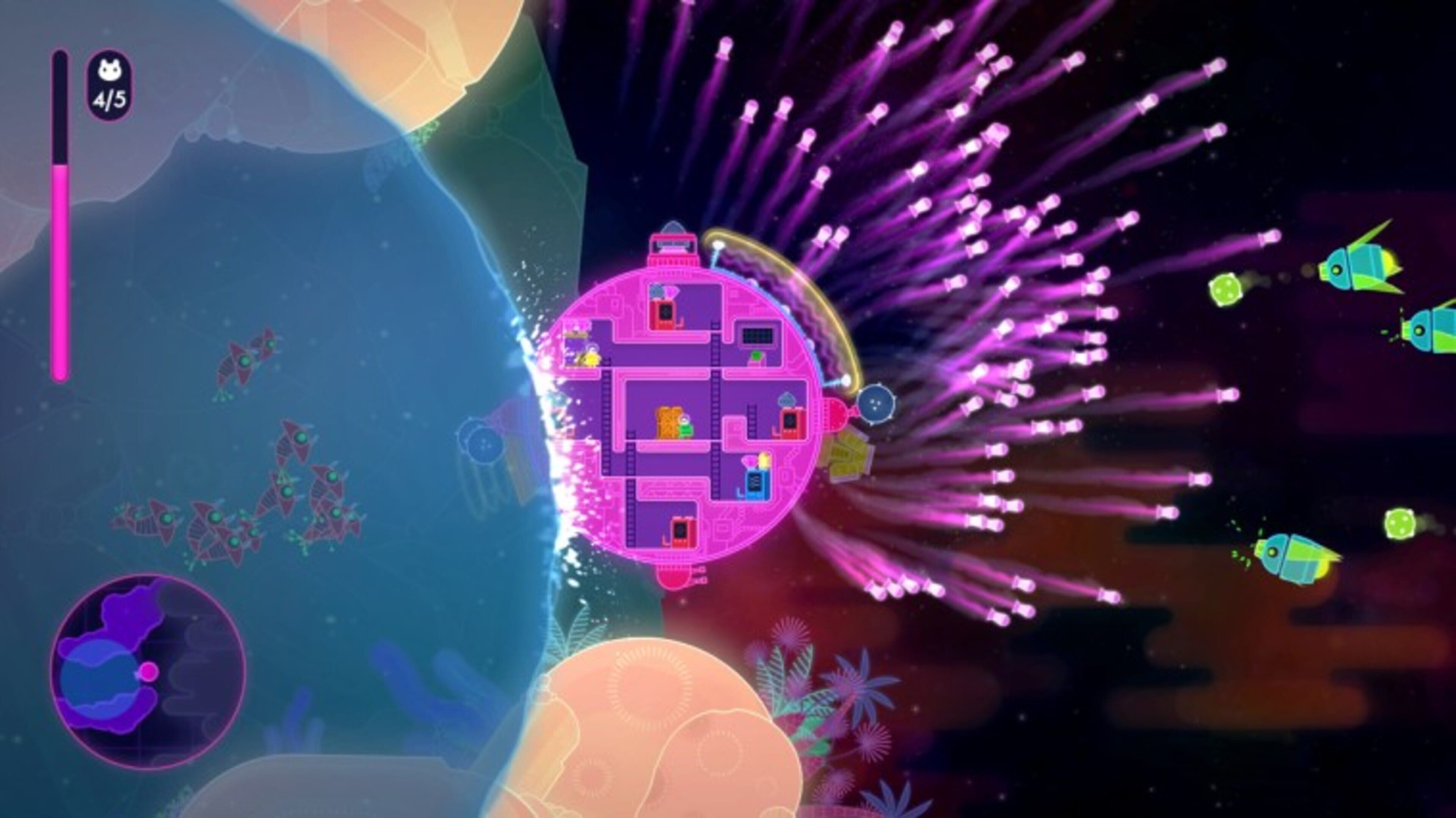 Lovers in a Dangerous Spacetime скриншот 8