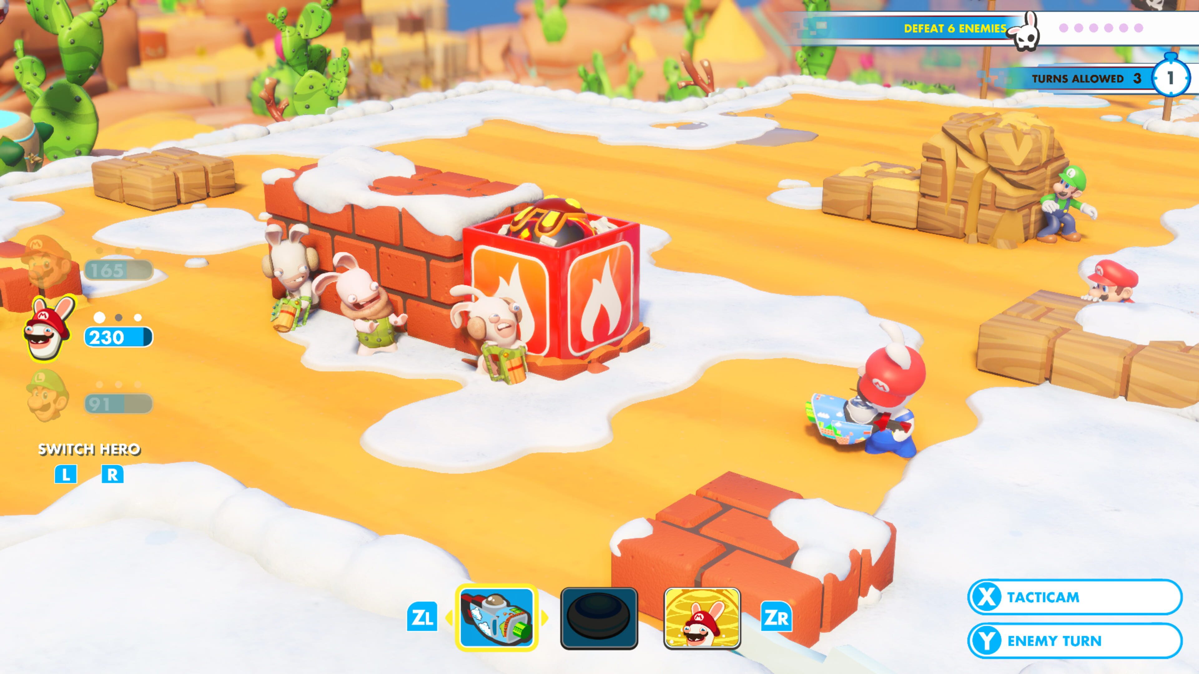 Mario + Rabbids Kingdom Battle скриншот 5