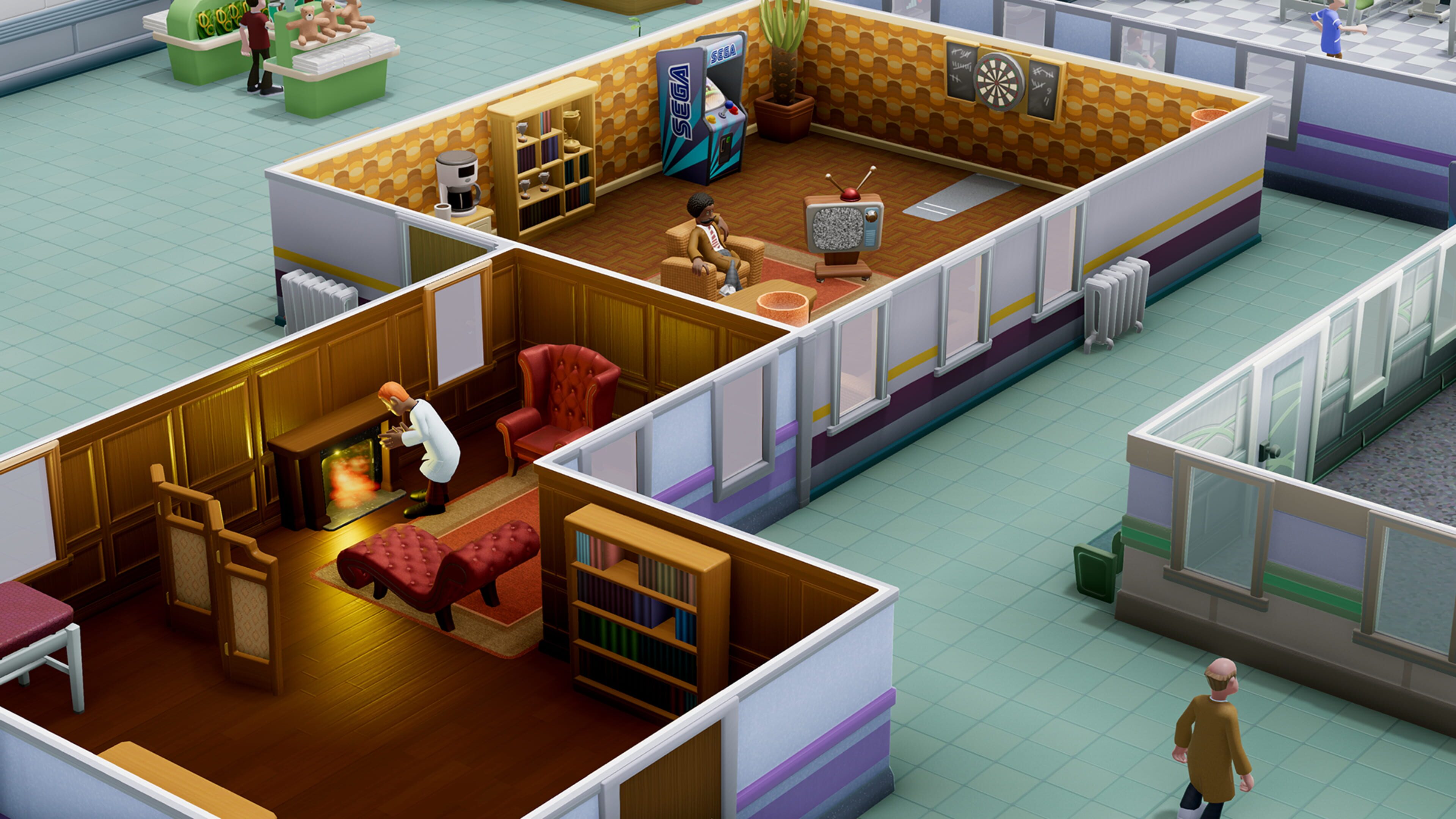 Two Point Hospital скриншот 1