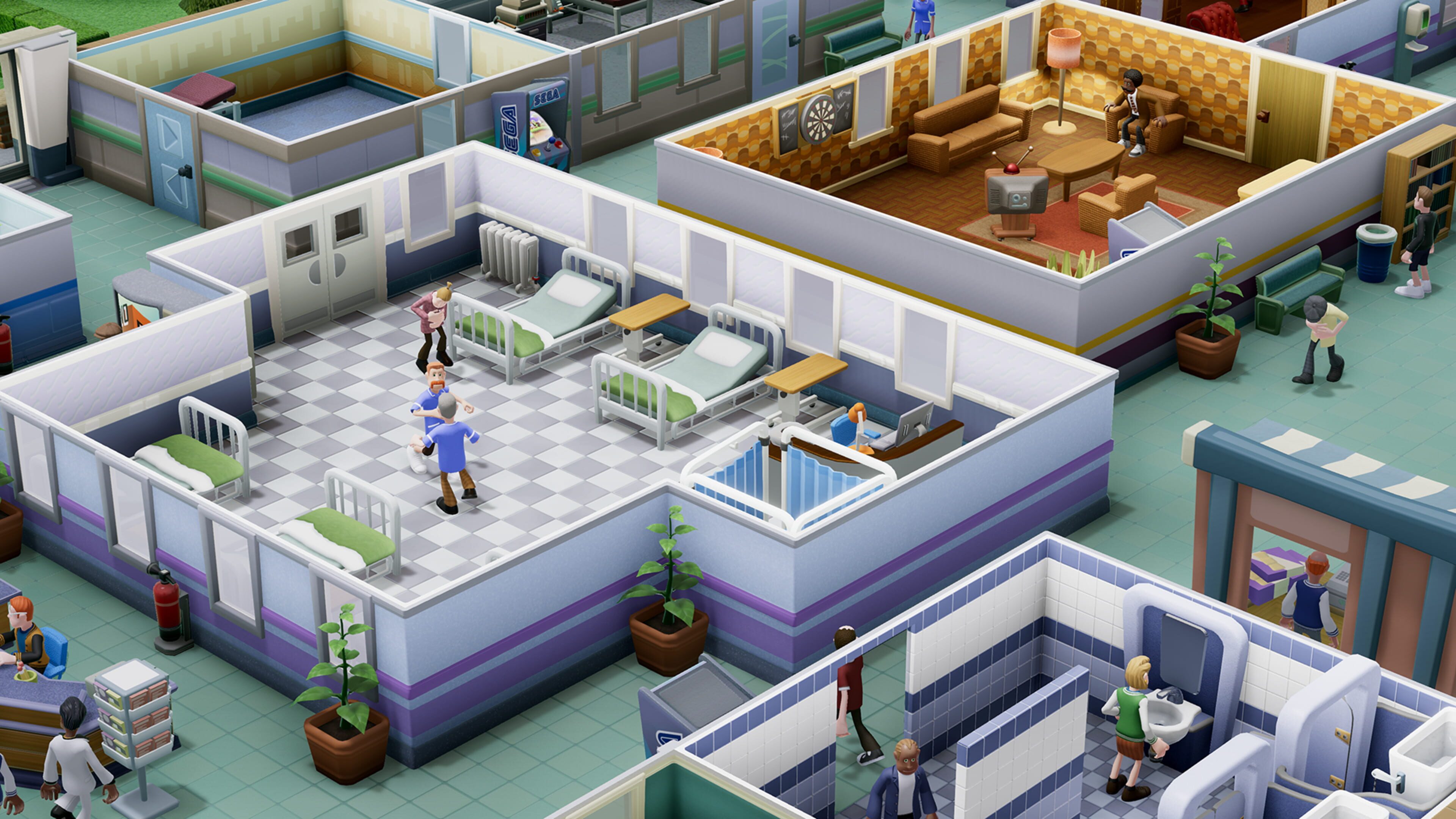 Two Point Hospital скриншот 5