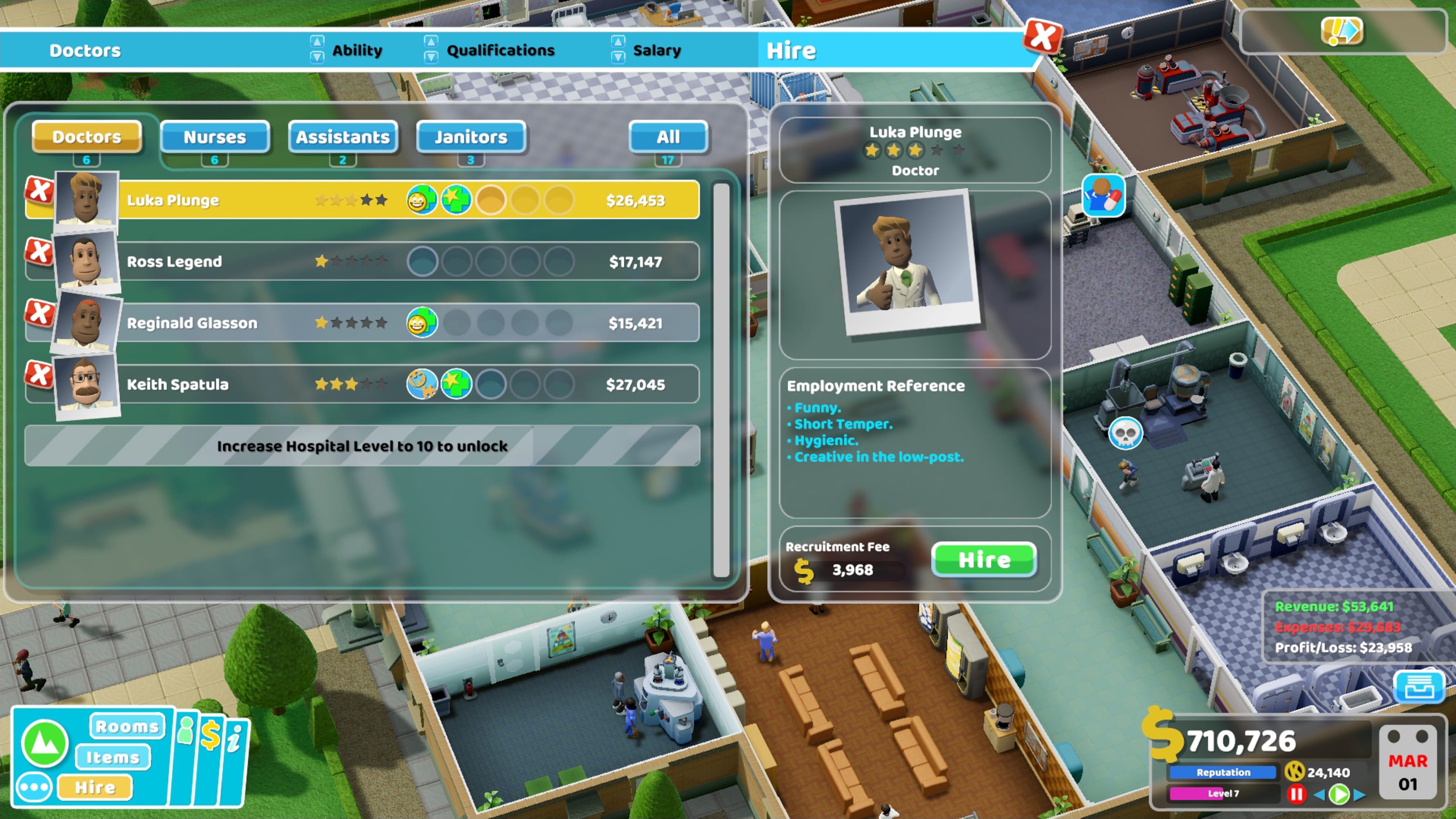 Two Point Hospital скриншот 8